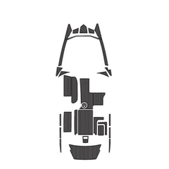 2012-2016 Malibu 22 MXZ Eva Foam Boat Flooring Faux Teak Boat Deck Foam Boat Decking Marine Mat Cockpit Swim Platform Pads Hzchione Drak Gray Black