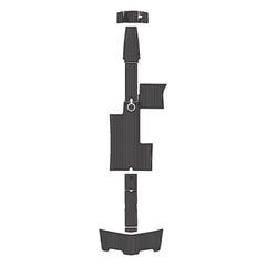 2005 Mastercraft Maristar Swim Platform Cockpit Pad EVA Teak Decking Mat Hzchione Faux Teak Drak Gray Black