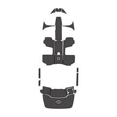 2017 Chaparral H20 21 Deluxe Eva Foam Boat Flooring Faux Teak Boat Deck Foam Boat Decking Marine Mat Cockpit Swim Platform Pads Hzchione Drak Gray Black