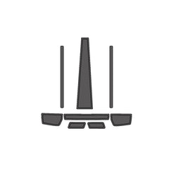 1994 Malibu Eschelon Eva Foam Boat Flooring Faux Teak Boat Deck Foam Boat Decking Marine Mat Cockpit Swim Platform Pads Hzchione Drak Gray Black