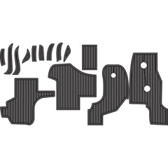 1999 Sea Ray 560 Eva Foam Boat Flooring Faux Teak Boat Deck Foam Boat Decking Marine Mat Cockpit Swim Platform Pads Hzchione Drak Gray Black