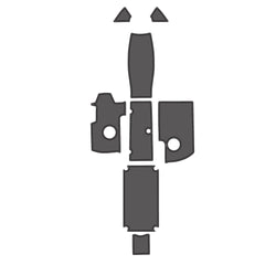 2016 Yamaha AR240 Swim Platform Cockpit Pad Boat Kit EVA Boat Flooring Foam Decking Mat Hzchione Drak Gary + Black Brushed