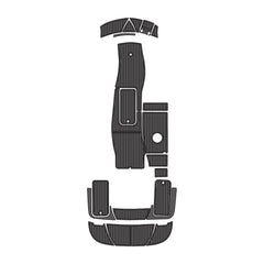 2008 Bayliner SD217 Traction Mats Eva Foam Boat Flooring Marine Decking Hzchione Dark Gray Black