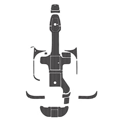 2006 Sea Ray Sundancer 240 Eva Foam Boat Flooring Faux Teak Boat Deck Foam Boat Decking Marine Mat Cockpit Swim Platform Pads Hzchione Drak Gray Black