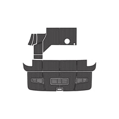 2016 Sea Ray 400 Eva Foam Boat Flooring Faux Teak Boat Deck Foam Boat Decking Marine Mat Cockpit Swim Platform Pads Hzchione Drak Gray Black