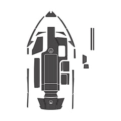 2015-2017 Axis T23 Eva Foam Boat Flooring Faux Teak Boat Deck Foam Boat Decking Marine Mat Cockpit Swim Platform Pads Hzchione Drak Gray Black