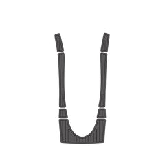 2004-2006 Sea Doo RXP Customize Jet Ski Mats Non-Slip Motorboat Traction Mat Hzchione Dark Gray Black-Vertical line