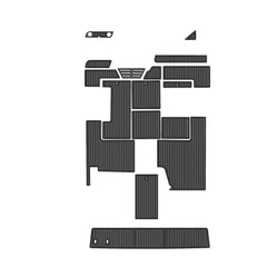 1991 Sea Ray Express Eva Foam Boat Flooring Faux Teak Boat Deck Foam Boat Decking Marine Mat Cockpit Swim Platform Pads Hzchione Drak Gray Black