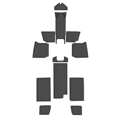 Sea Ray 200 Eva Foam Boat Flooring Faux Teak Boat Deck Foam Boat Decking Marine Mat Cockpit Swim Platform Pads Hzchione Drak Gray Black