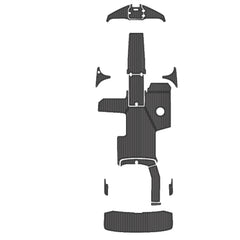 2017 Regal 22 Fasdeck Custom Boat Flooring Foam Boat Decking Kits Hzchione Dark Gray Black