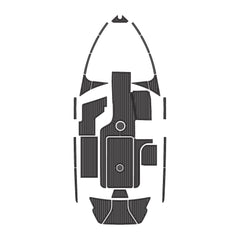 2010-2013 Malibu 23 LSV Eva Foam Boat Flooring Faux Teak Boat Deck Foam Boat Decking Marine Mat Cockpit Swim Platform Pads Hzchione Drak Gray Black