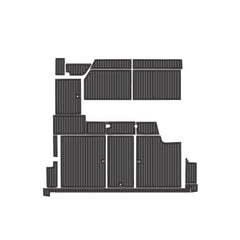 1991 Sea Ray Sundancer Eva Foam Boat Flooring Faux Teak Boat Deck Foam Boat Decking Marine Mat Cockpit Swim Platform Pads Hzchione Drak Gray Black