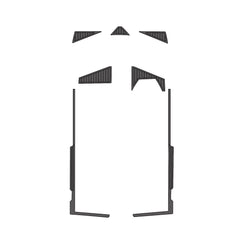 1985 Supra Sport Swim Platform Cockpit Pad EVA Teak Decking Mat Hzchione Faux Teak Drak Gray Black