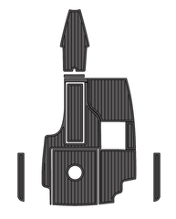 2007 MasterCraft X1 Traction Mats Eva Foam Boat Flooring Marine Decking Hzchione Dark Grey Black