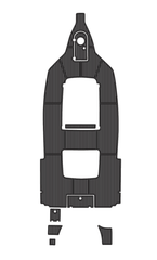 2015 Tidewater 280 Traction Mats Eva Foam Boat Flooring Marine Decking Hzchione Dark Grey Black
