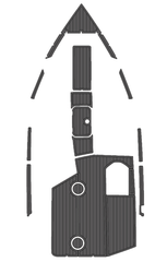 2000 Centurion Elite V Version 2 Traction Mats Eva Foam Boat Flooring Marine Decking Hzchione Dark Grey Black