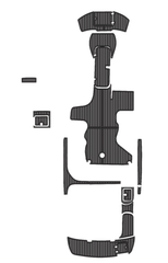 2007 Nautic Star 230 Sportdeck Traction Mats Eva Foam Boat Flooring Marine Decking Hzchione Dark Grey Black