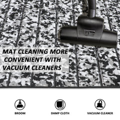 Hzchione U-Groove Snow Camo Boat Flooring 2 Color EVA Foam Hzchione
