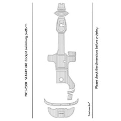2001-2008 Sea Ray 240 Eva Foam Boat Flooring Faux Teak Boat Deck Foam Boat Decking Marine Mat Cockpit Swim Platform Pads Hzchione