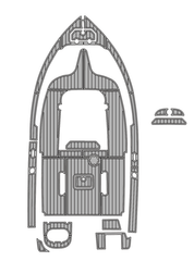 2018 Nautic Star 2102 Legacy Traction Mats Eva Foam Boat Flooring Marine Decking Hzchione Light Grey Black