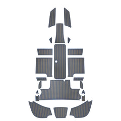 2004-2012 Sea Doo Speedster 200 Eva Foam Boat Flooring Faux Teak Boat Deck Hzchione Dark Gray Blue