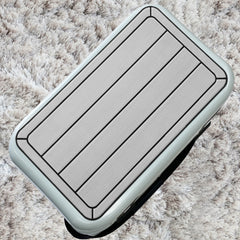 Hzchione 45L Cooler Pad For YETI Tundra 45L Cooler Seat Cushion Accessory EVA Foam Flooring Mat Hzchione Teak Light Gray + Black