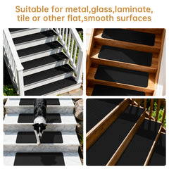 Outdoor EVA Foam Door Mat, Non-Slip Self-Adhesive Waterproof Entry Mat, Custom-Fit for Doorways, Stairs & Backyard Hzchione