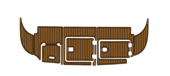 2003 Carver 370 Traction Mats Eva Foam Boat Flooring Marine Decking Hzchione Brown Black
