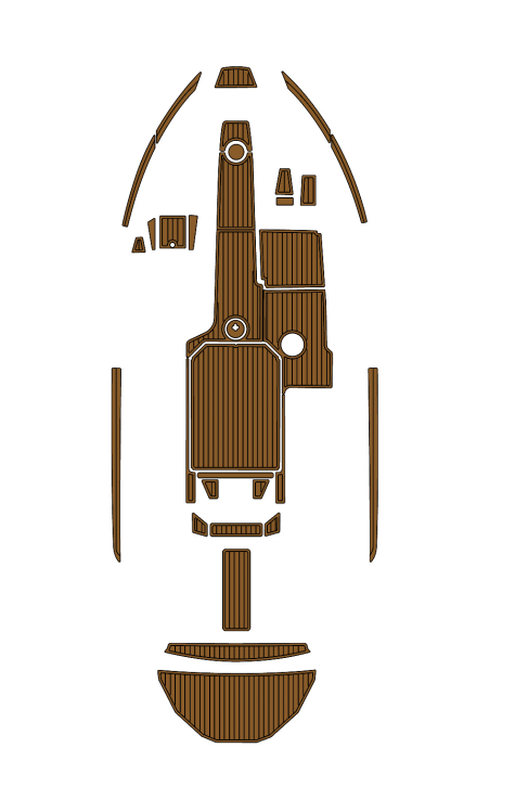 2019 Moomba Craz Traction Mats Eva Foam Boat Flooring Marine Decking Hzchione Brown Black