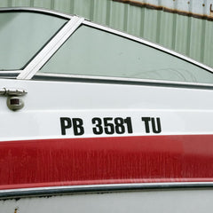 3D EVA Decals Stickers Boat Letters and Numbers Registration Hzchione