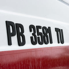 3D EVA Decals Stickers Boat Letters and Numbers Registration Hzchione