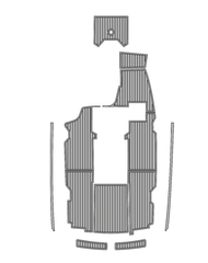 1994 MasterCraft Prostar Traction Mats Eva Foam Boat Flooring Marine Decking Hzchione Light Grey Black
