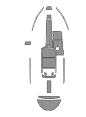 2016-2018 Moomba Craz Traction Mats Eva Foam Boat Flooring Marine Decking Hzchione Light Gray Black