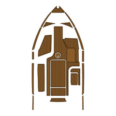 2014-2017 Axis T22 Eva Foam Boat Flooring Faux Teak Boat Deck Foam Boat Decking Marine Mat Cockpit Swim Platform Pads Hzchione Light Brown Black