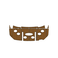 2008 Sea Ray 60 Eva Foam Boat Flooring Faux Teak Boat Deck Foam Boat Decking Marine Mat Cockpit Swim Platform Pads Hzchione Light Brown Black