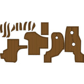 1999 Sea Ray 560 Eva Foam Boat Flooring Faux Teak Boat Deck Foam Boat Decking Marine Mat Cockpit Swim Platform Pads Hzchione Light Brown Black