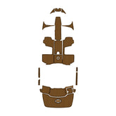 2017 Chaparral H20 21 Deluxe Eva Foam Boat Flooring Faux Teak Boat Deck Foam Boat Decking Marine Mat Cockpit Swim Platform Pads Hzchione Light Brown Black