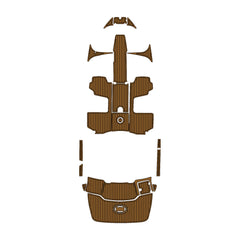 2017 Chaparral H20 21 Deluxe Eva Foam Boat Flooring Faux Teak Boat Deck Foam Boat Decking Marine Mat Cockpit Swim Platform Pads Hzchione Light Brown Black