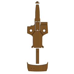 2017 Regal 2500 RX SURF Eva Foam Boat Flooring Boat Decking Hzchione Brown Black