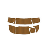 2003 Chaparral 200 SSI Swim Platform Cockpit Pad Boat Kit EVA Boat Flooring Foam Decking Mat Hzchione Light Brown Black Faux Teak