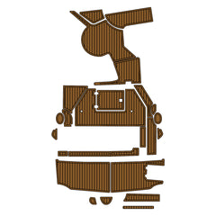 2006 Regal 3560 Eva Foam Boat Flooring Boat Decking Hzchione Brown Black