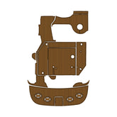 2001 Sea Ray Sundancer 380 Eva Foam Boat Flooring Faux Teak Boat Deck Foam Boat Decking Marine Mat Cockpit Swim Platform Pads Hzchione Light Brown Black