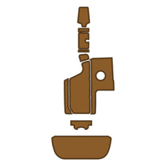 2013 Centurion Avalanche Swim Platform Cockpit Pad EVA Teak Decking Mat Hzchione Brushed Light Brown Black