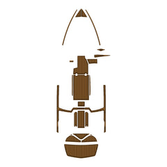 2012-2015 Tige Z3 Eva Foam Boat Flooring Faux Teak Boat Deck Foam Boat Decking Marine Mat Cockpit Swim Platform Pads Hzchione Light Brown Black