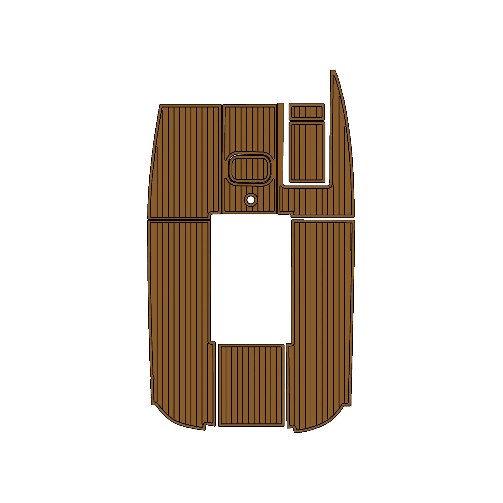 1999 Malibu Response Eva Foam Boat Flooring Faux Teak Boat Deck Foam Boat Decking Marine Mat Cockpit Swim Platform Pads Hzchione Light Brown Black