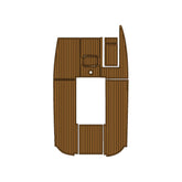 1999 Malibu Response Eva Foam Boat Flooring Faux Teak Boat Deck Foam Boat Decking Marine Mat Cockpit Swim Platform Pads Hzchione Light Brown Black