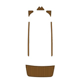 2007 Malibu 23 LSV Eva Foam Boat Flooring Faux Teak Boat Deck Foam Boat Decking Marine Mat Cockpit Swim Platform Pads Hzchione Light Brown Black