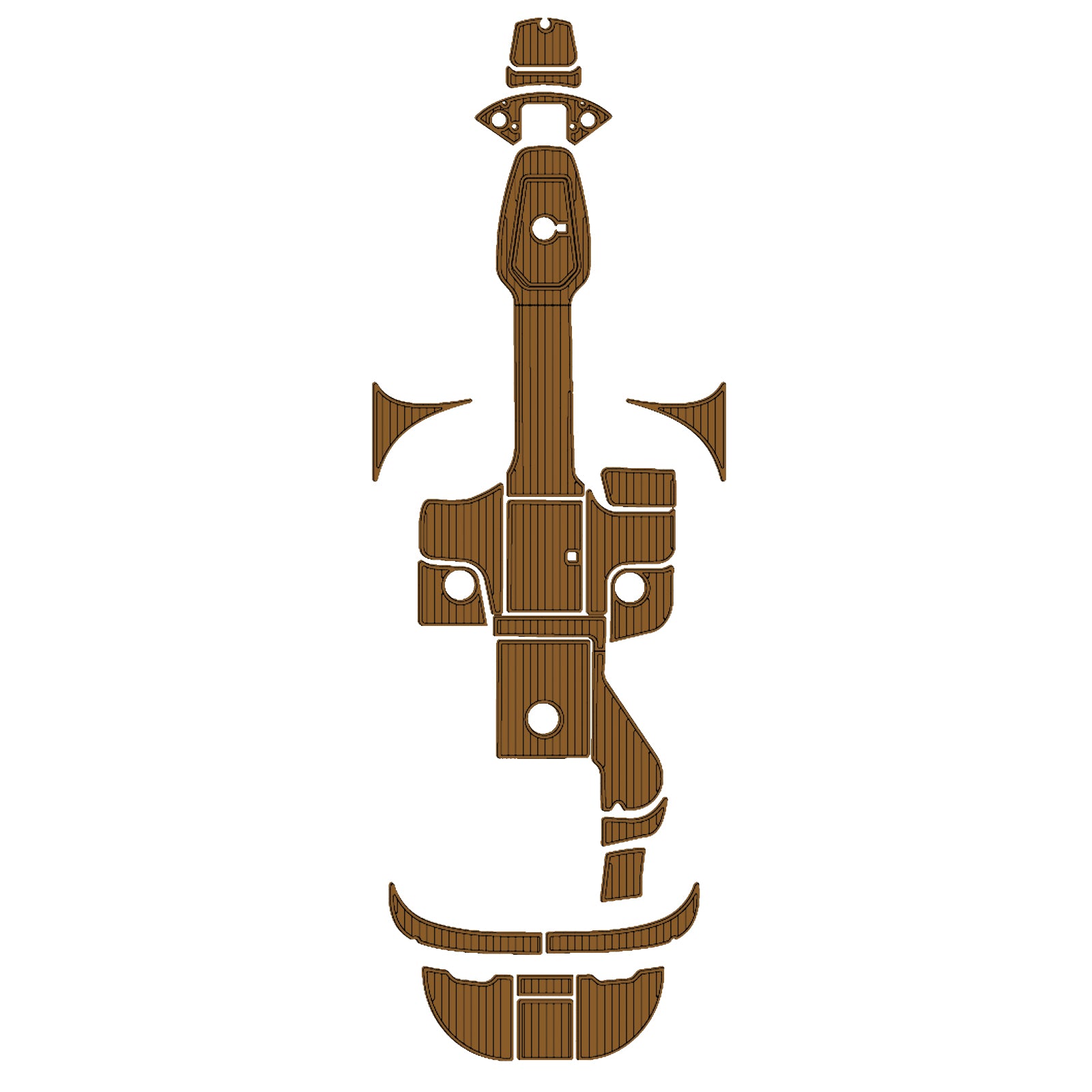 2004 Sea Ray 240 Eva Foam Boat Flooring Faux Teak Boat Deck Foam Boat Decking Marine Mat Cockpit Swim Platform Pads Hzchione Light Brown Black