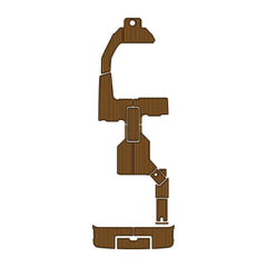 2019 Sea Ray SDX Eva Foam Boat Flooring Faux Teak Boat Deck Foam Boat Decking Marine Mat Cockpit Swim Platform Pads Hzchione Light Brown Black