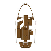 2010-2013 Malibu 23 LSV Eva Foam Boat Flooring Faux Teak Boat Deck Foam Boat Decking Marine Mat Cockpit Swim Platform Pads Hzchione Light Brown Black